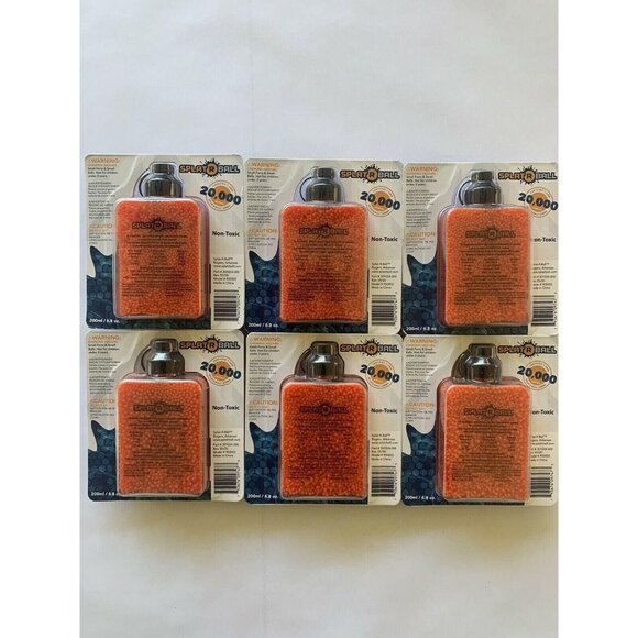 Splat R Ball Water Bead Blaster 20k Refill Pack Ammo (6 Pack) - Picture 2 of 4